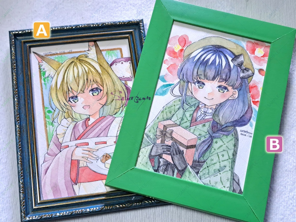 額入り原画(バレンタイン／全2種)