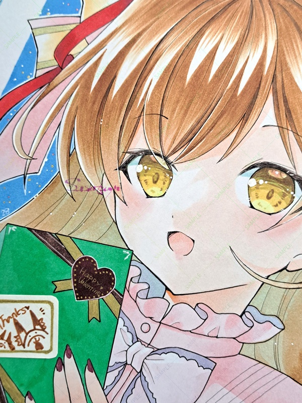 バレンタイン大色紙（カラー）