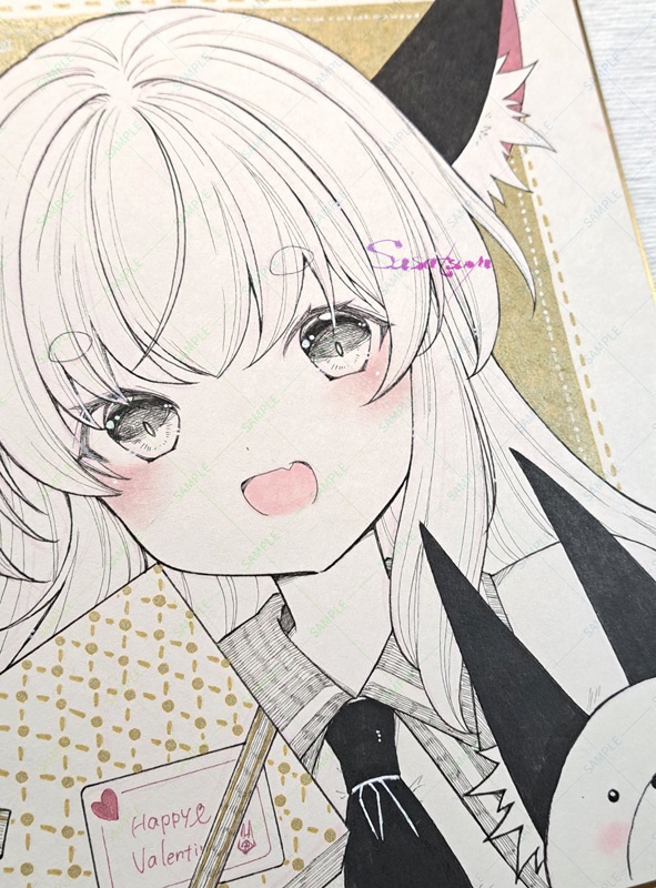 狐娘大色紙(モノクロ)