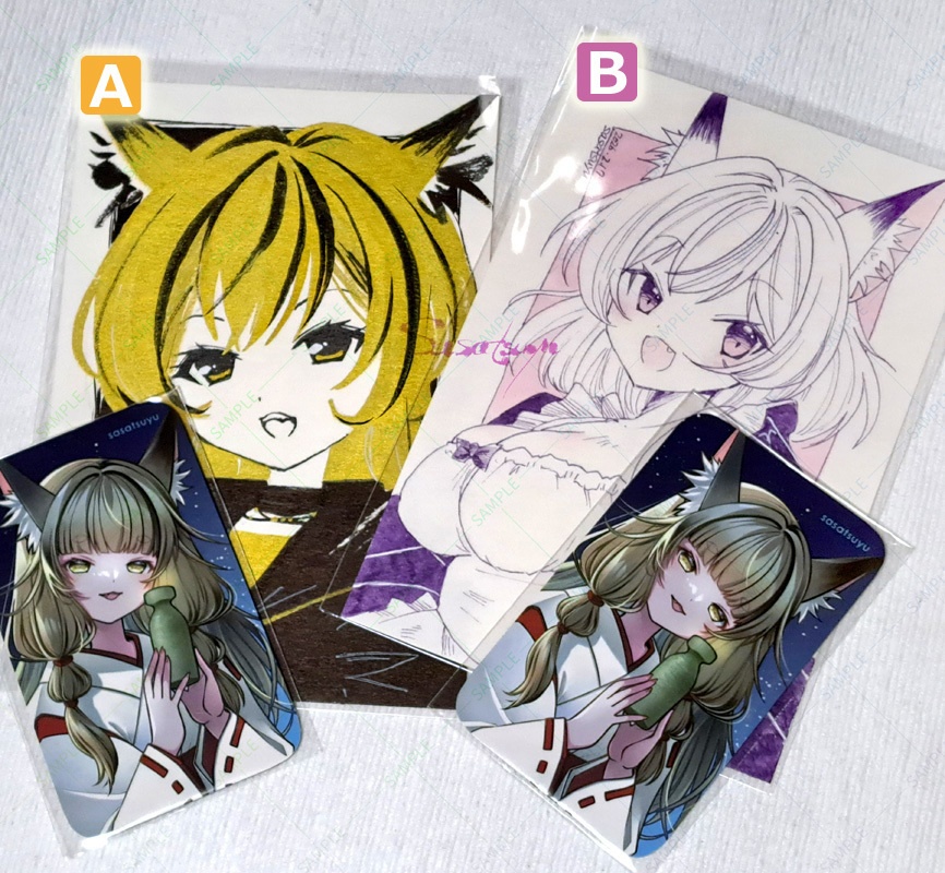 カードミラー(直筆ドローイング付)