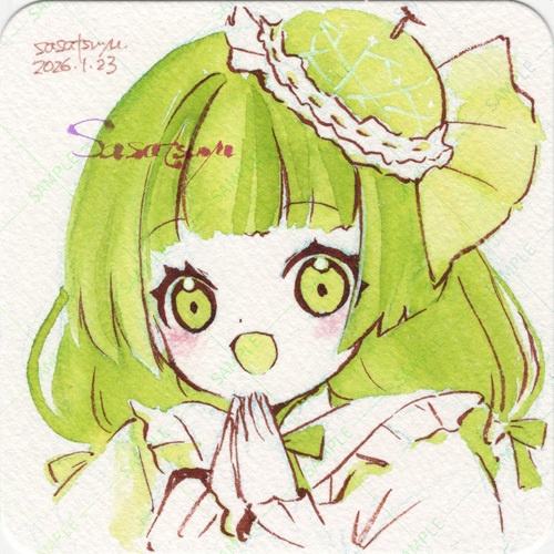 ダイカットシールセット(スクエアドローイング付)