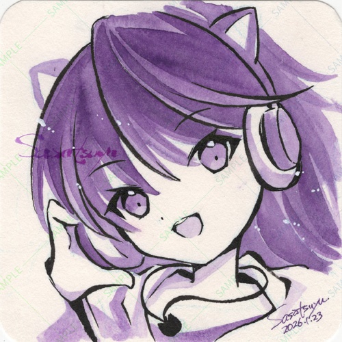 ダイカットシールセット(スクエアドローイング付)