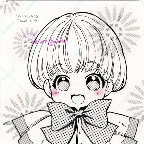 ダイカットシールセット(スクエアドローイング付)