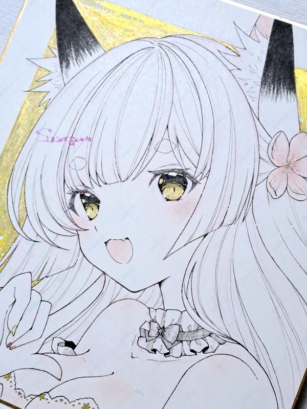 【4/5展示】大色紙（桜狐）