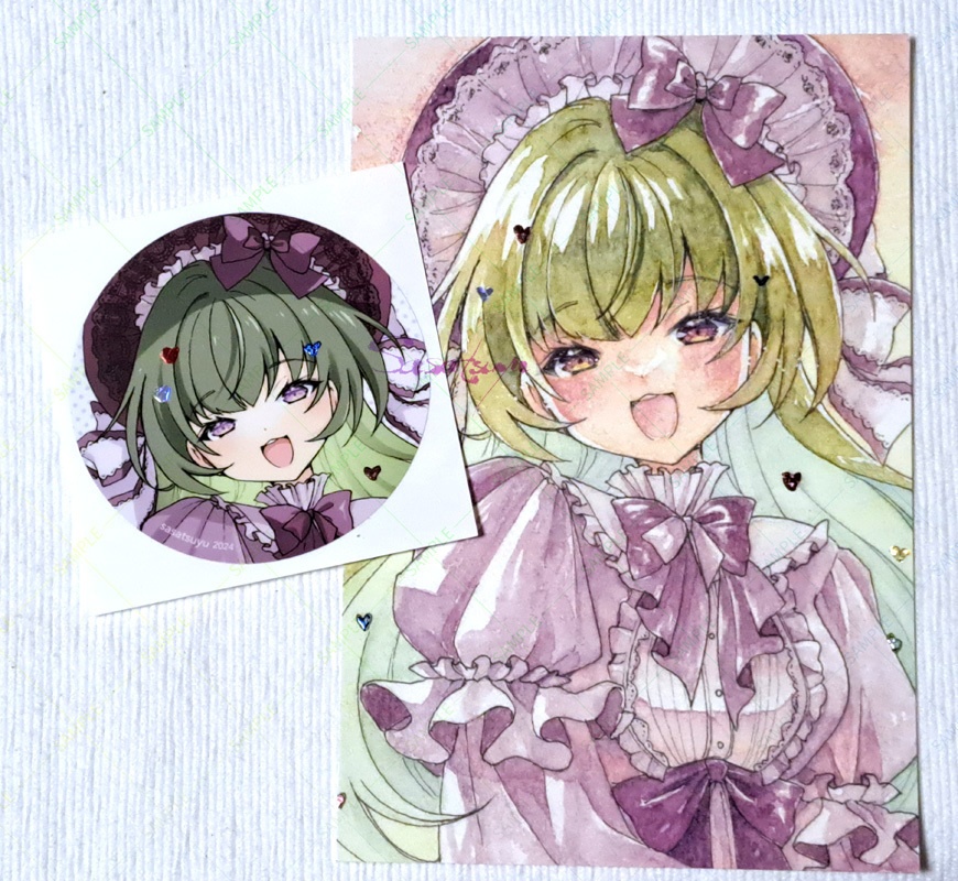 【箔貼り／1セット限定】ゴスロリセット（ポスカ・ステッカー）