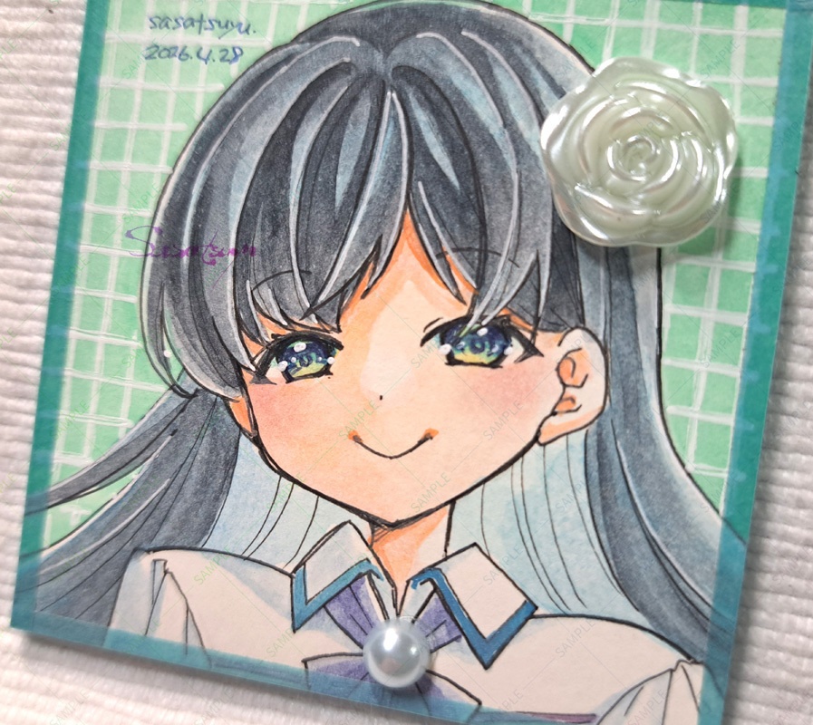 B.フレーム入りミニ原画