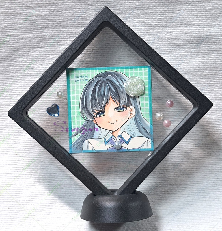 B.フレーム入りミニ原画