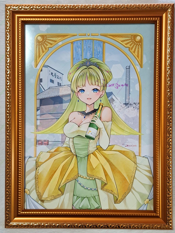 【展示会作品】稲沢セット(展示絵+大色紙)