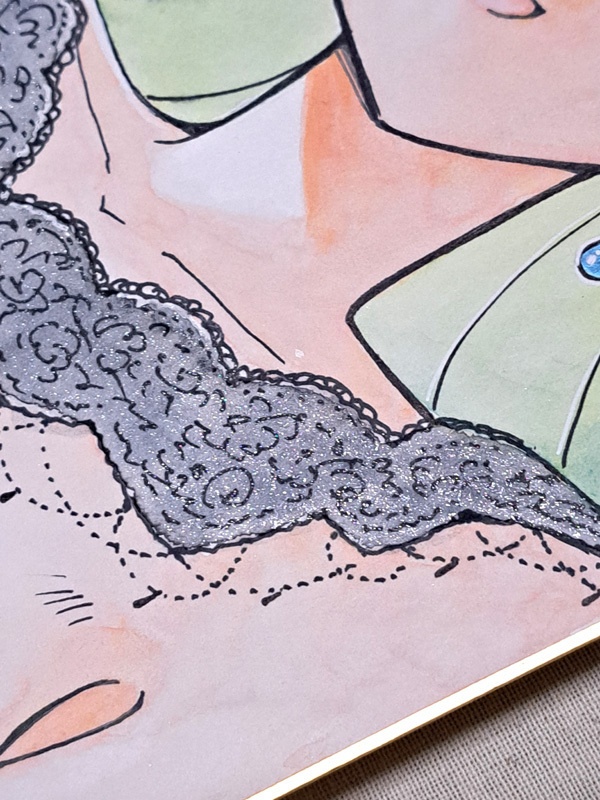 【展示会作品】稲沢セット(展示絵+大色紙)