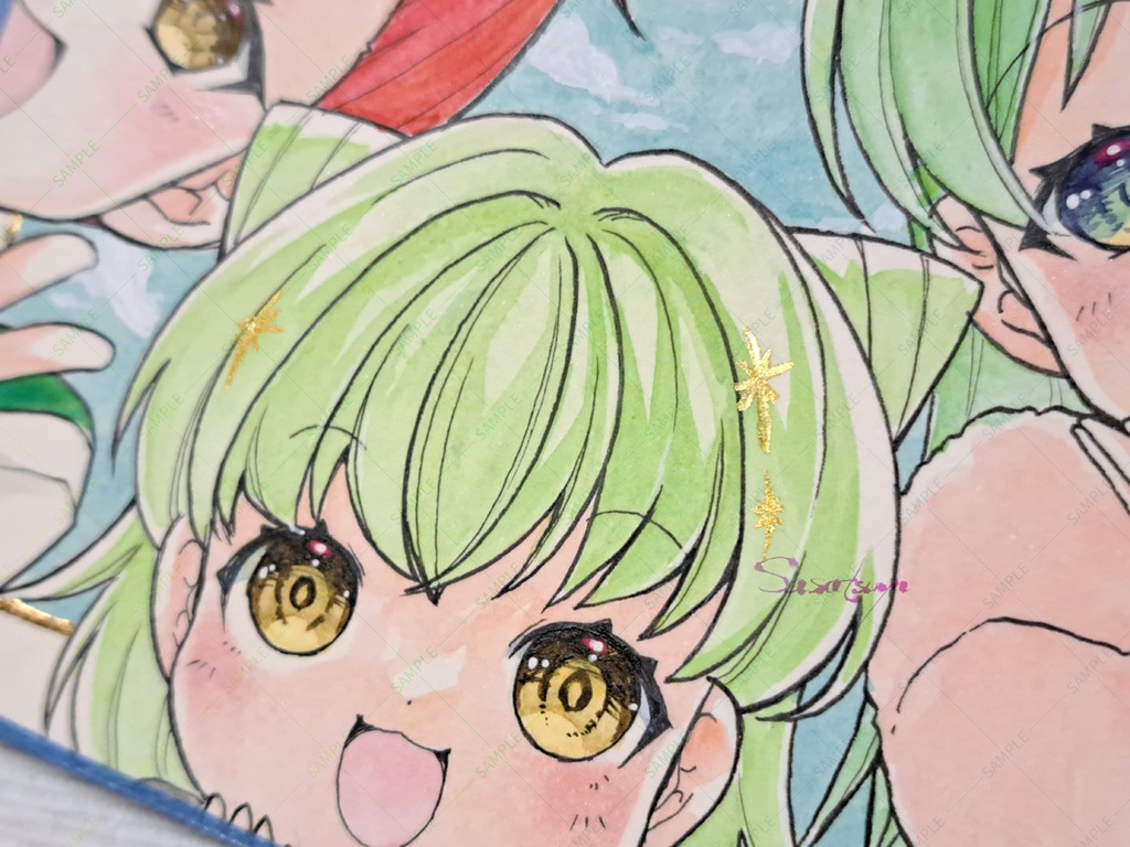 【1セット限定】さぼてん村セット(直筆イラスト+画集)
