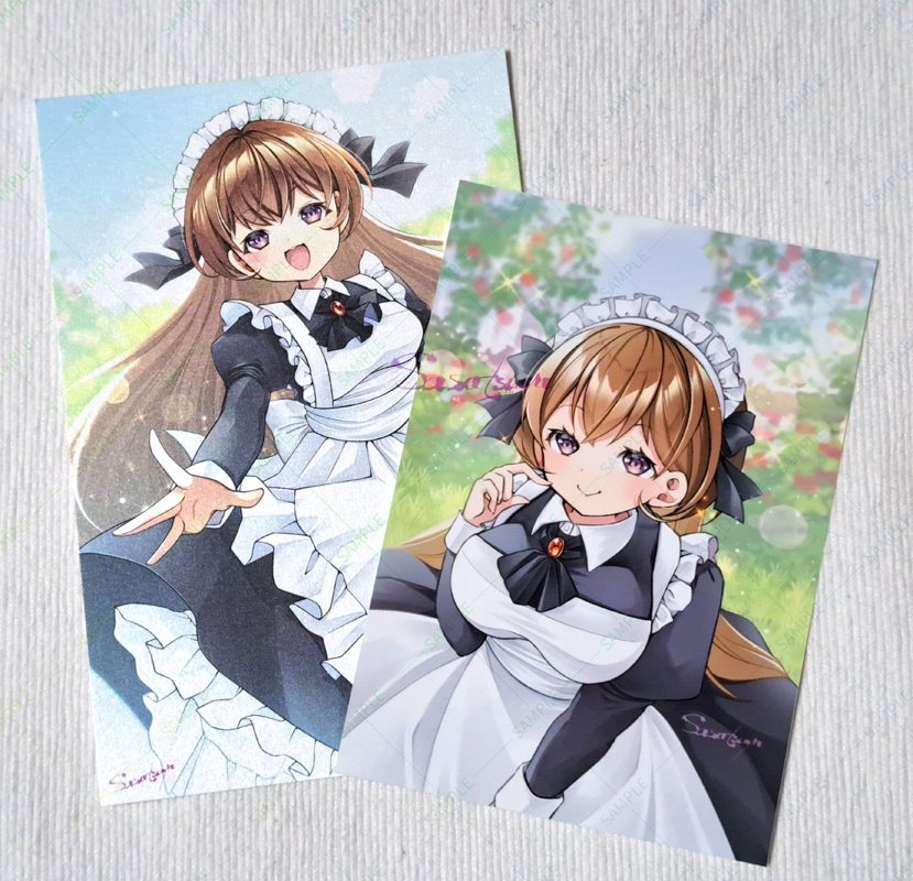 イラストカードセット（メイド）