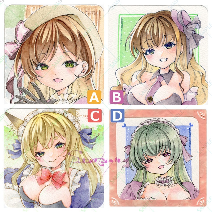 スクエア原画（全4種）
