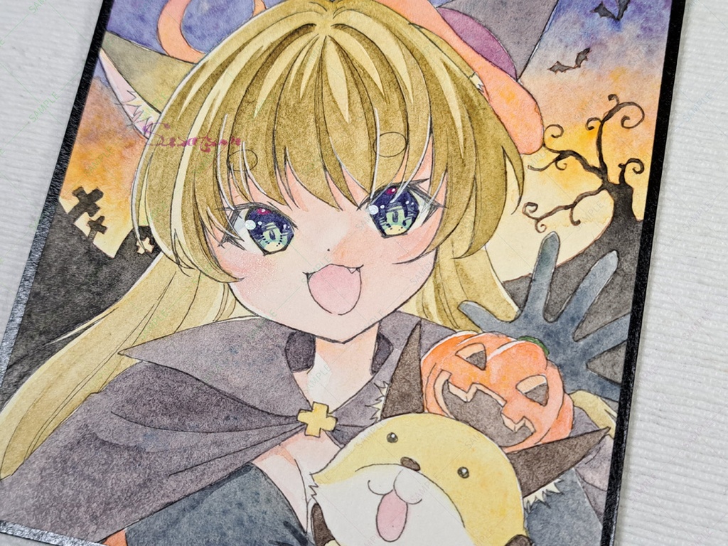 寸松庵原画（ハロウィン魔女狐）