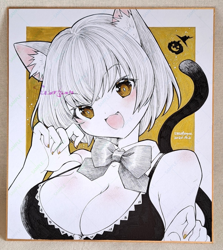 黒猫ちゃん大色紙