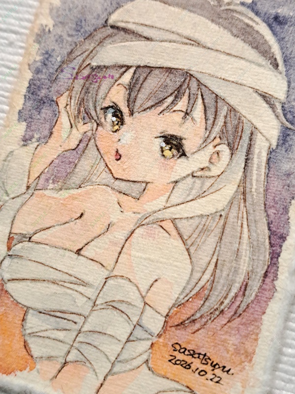 ミイラちゃん(ATC原画)