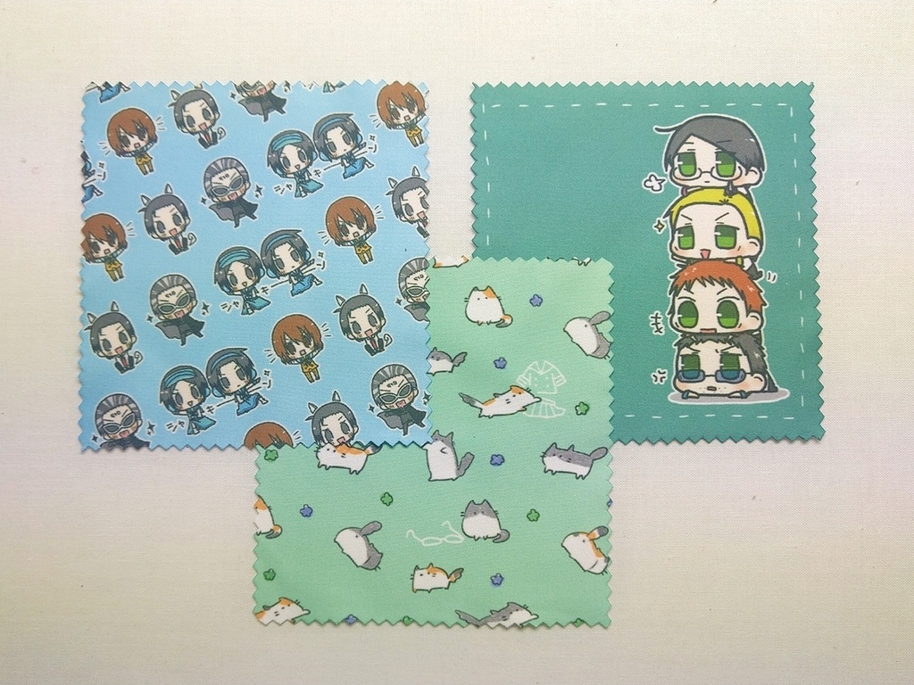 【青鉄二次】眼鏡拭きセット