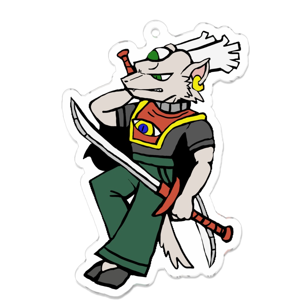 トウテツさんアクキー