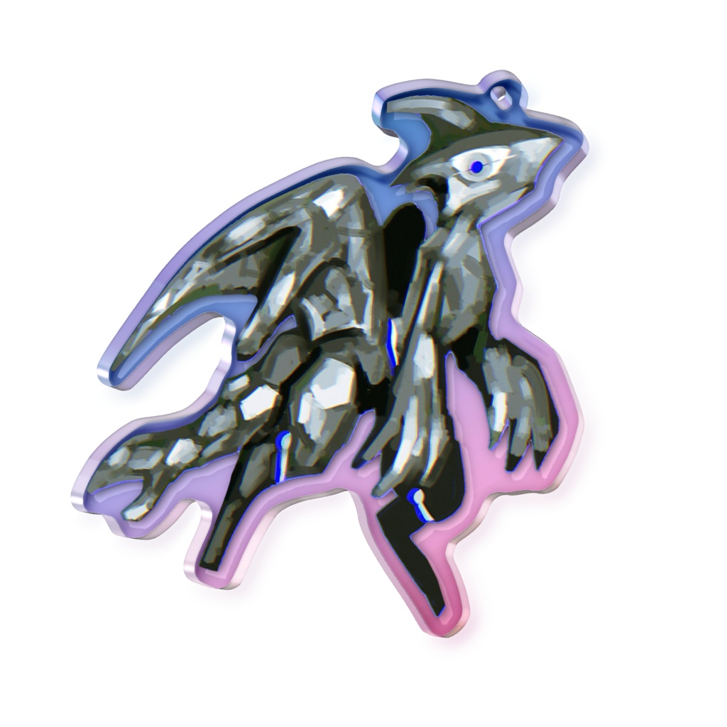 テノプテロン オーロラアクリルキーホルダー