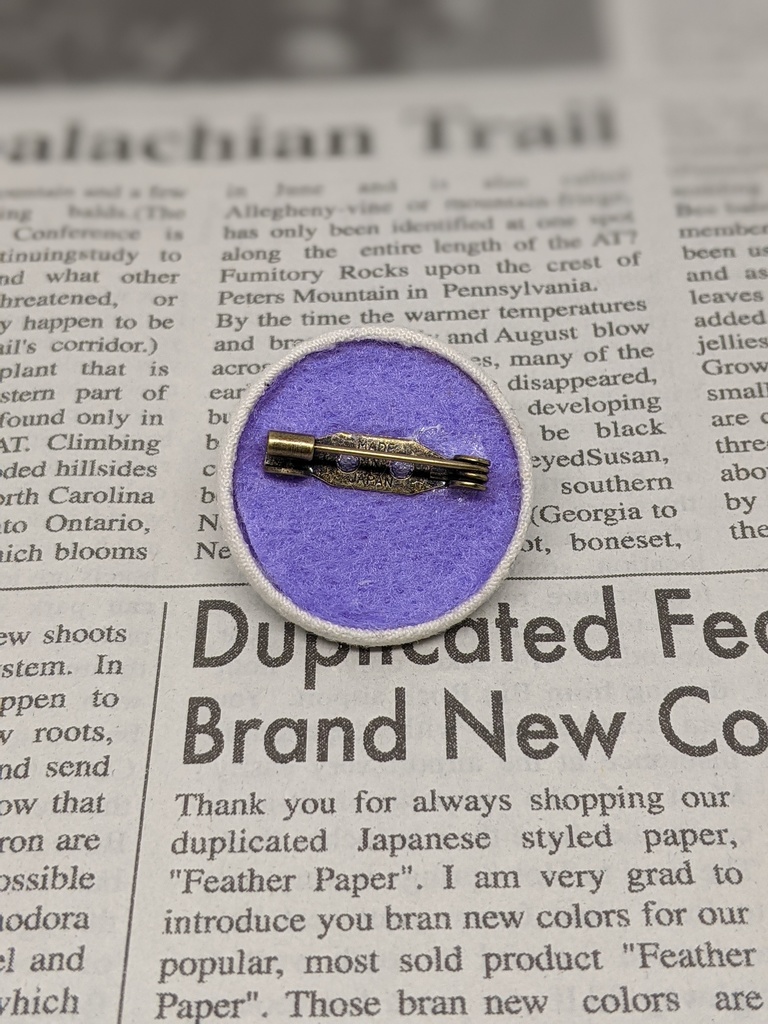 ゾンビ刺しゅうバッジ