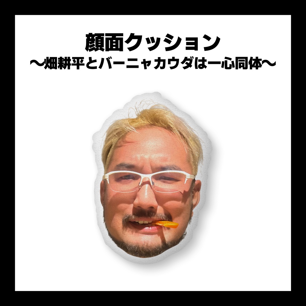 顔面クッション~畑耕平とバーニャカウダは一心同体~