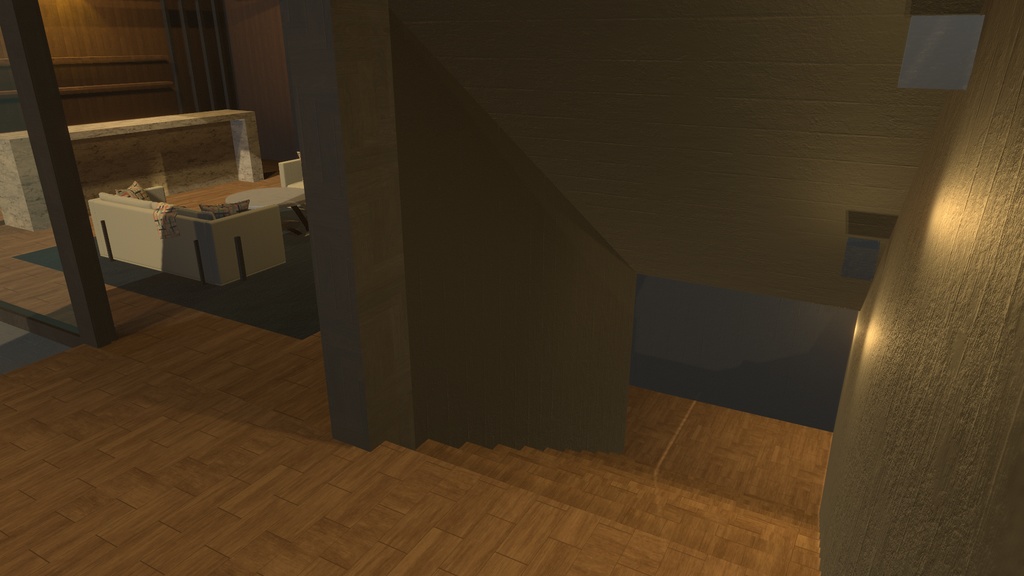 ベランダ付き室内カフェ