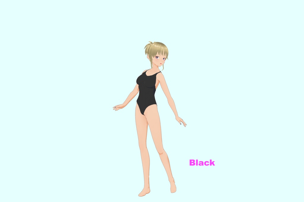 【VRoid(無料あり)】 VRoid用競泳水着(5色) - One Piece swimsuits (5 colors)
