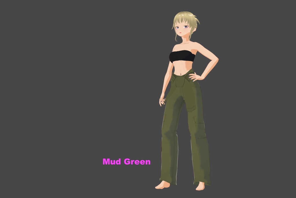 【VRoid(無料あり)】Top Off作業服(5色)- Top Off Coveralls(5 colors)