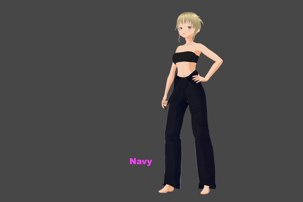 【VRoid(無料あり)】Top Off作業服(5色)- Top Off Coveralls(5 colors)