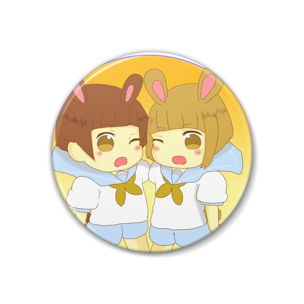 前田・平野/缶バッチ