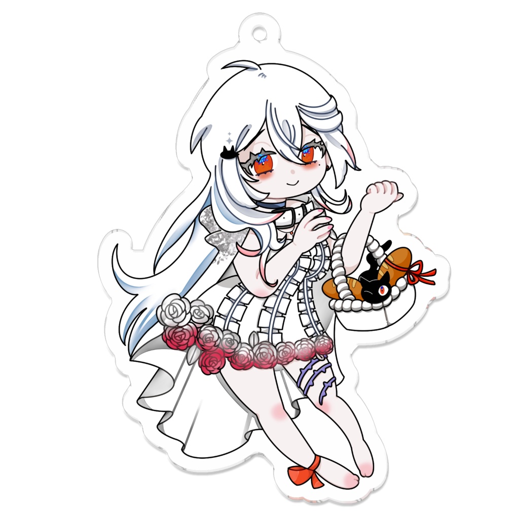 野薔薇ベル アクリルキーホルダー