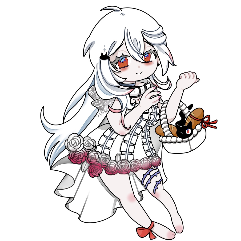 野薔薇ベル アクリルキーホルダー