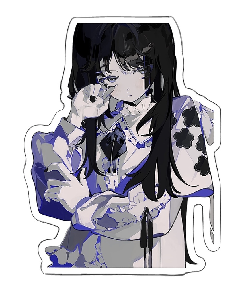 アクリルキーホルダー(黒)