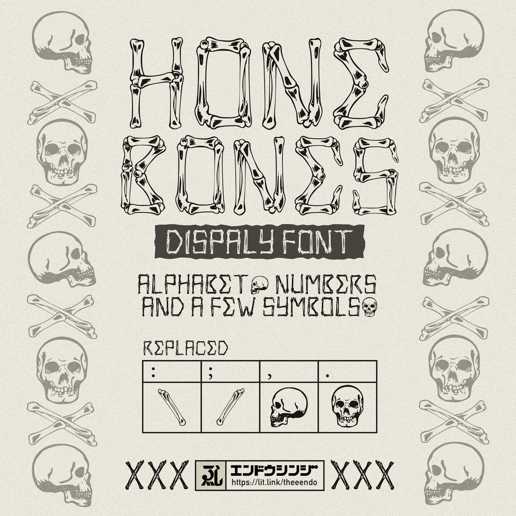 HONE BONES _Display Font