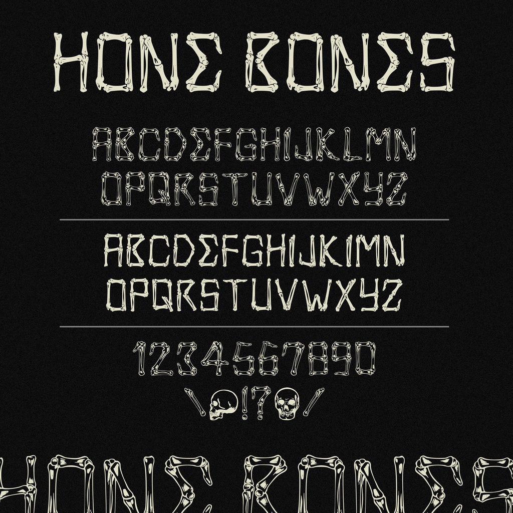 HONE BONES _Display Font