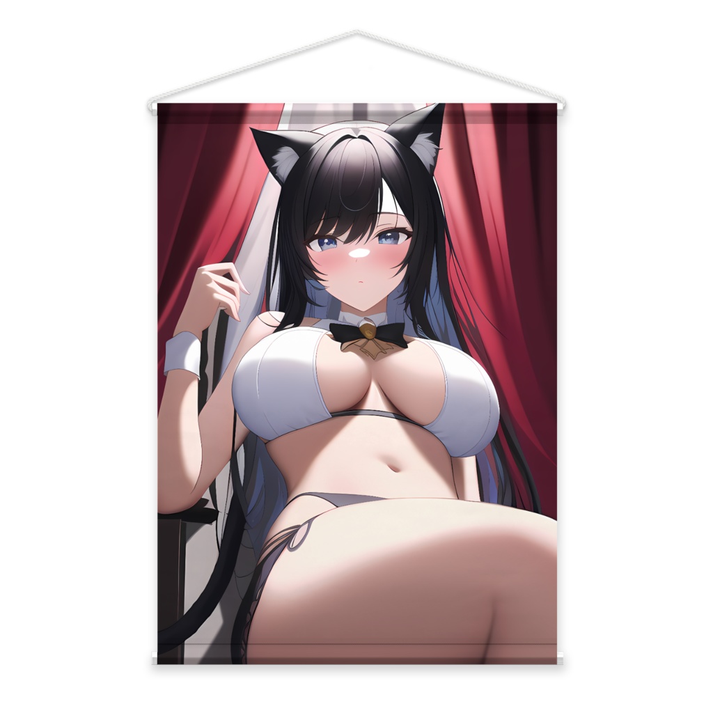 猫耳娘 (2) (B2タペストリー)