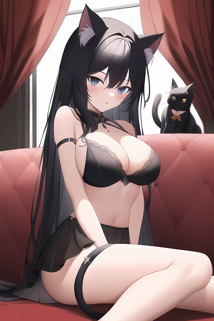 猫耳娘 (3) (B2タペストリー)