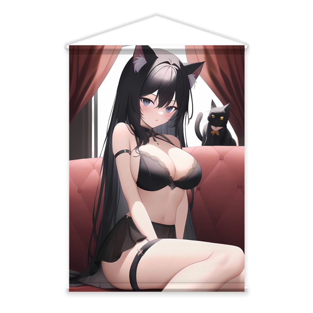 猫耳娘 (3) (B2タペストリー)