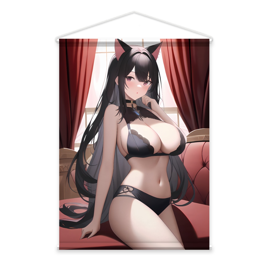 猫耳娘 (5) (B2タペストリー)