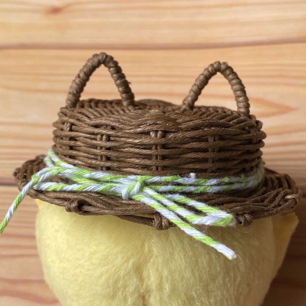 どうぶつ帽子★ねこ耳:大サイズ