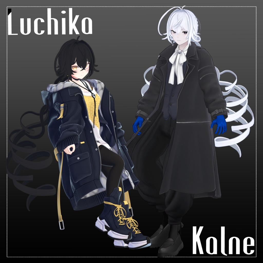 〚11アバター対応〛ふわくるお団子ツイン