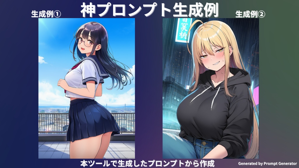 AIキャラクター神プロンプト生成ツール