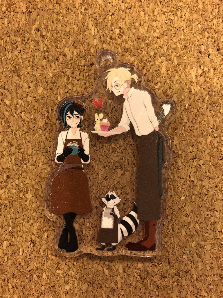 ヴァリアン&ヒューゴ（cafe）アクリルキーホルダー