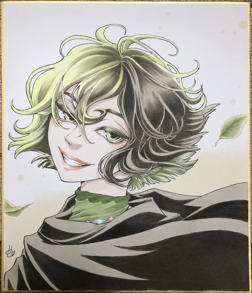 旅立ち【中】色紙絵