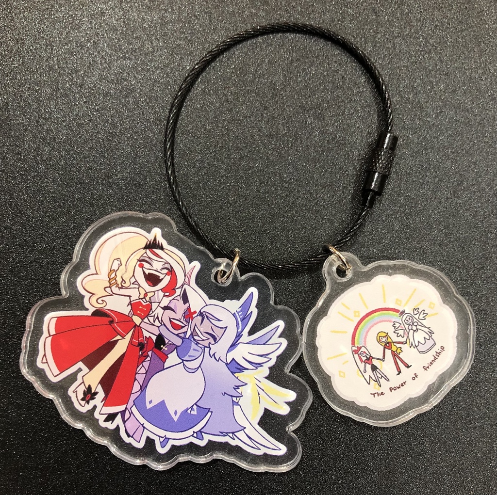 Hazbin Hotel 【友情パワー】ワイヤーチェーン黒