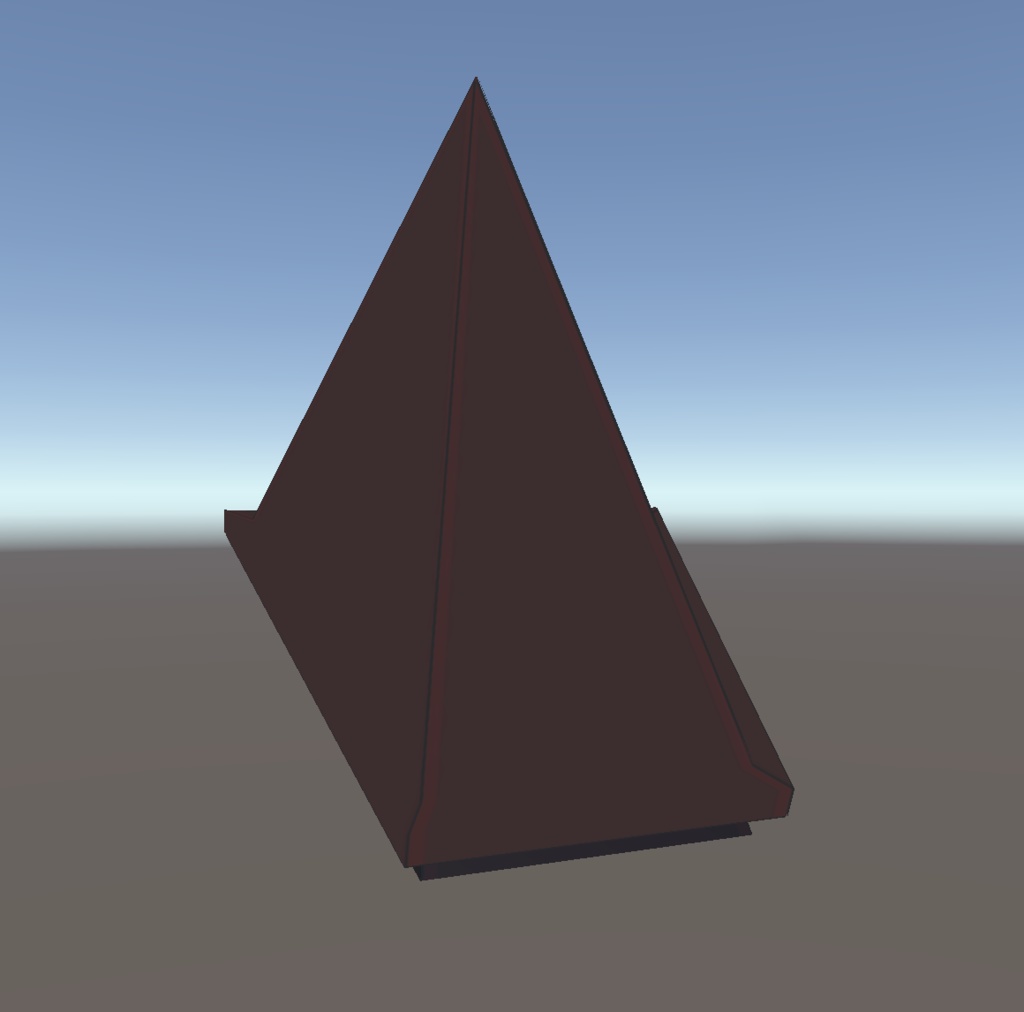 三角のかぶりもの