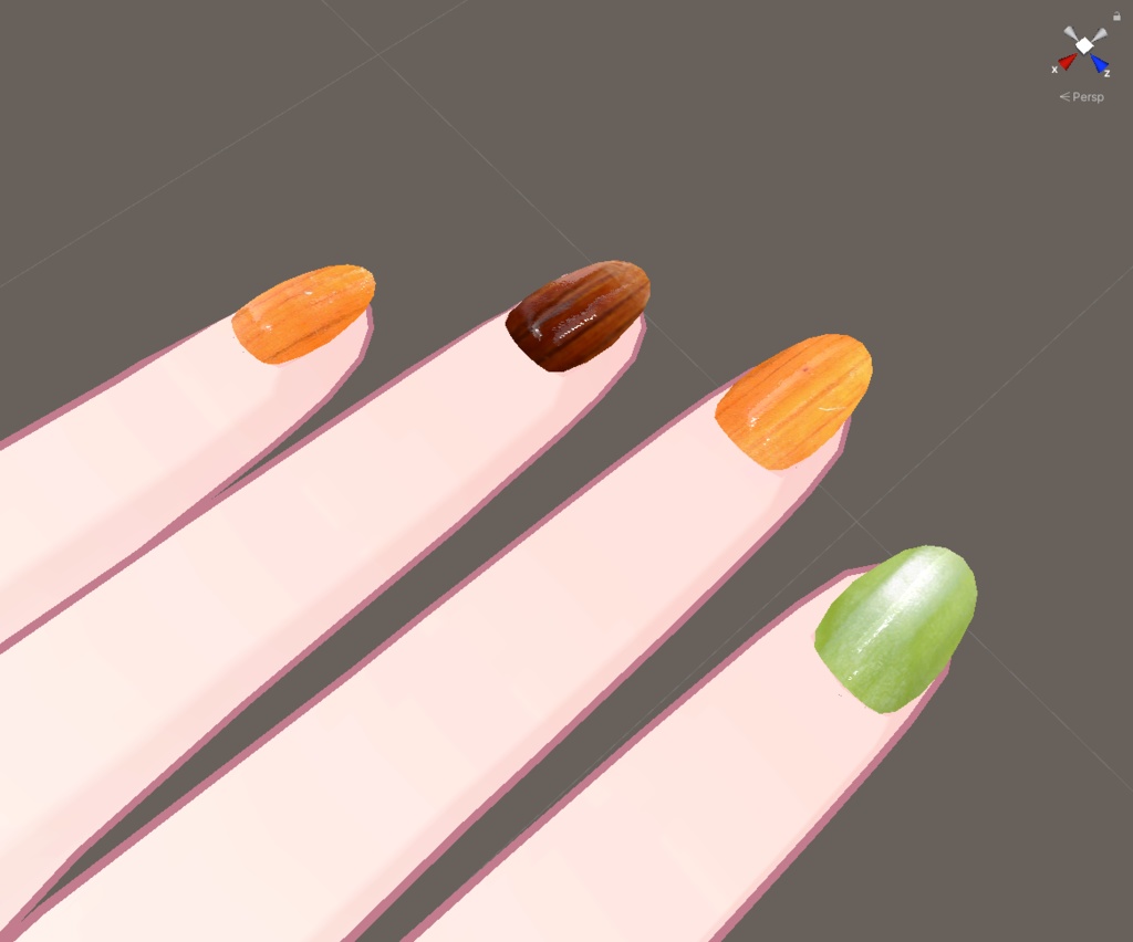 どんぐりネイル_テクスチャ【MDnail対応】