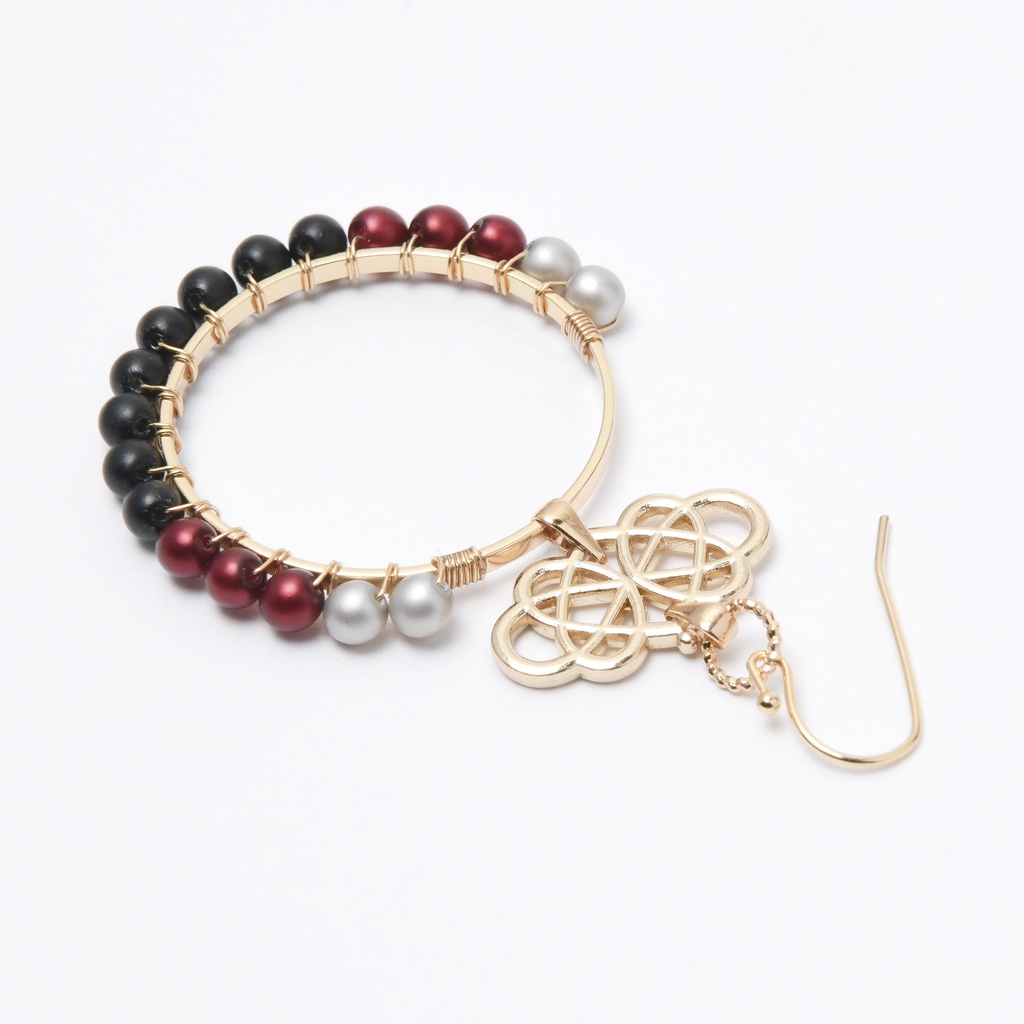 アウトレット »【刀剣】大般若長光 - ピアス&ネックレスセット【イヤリング交換可】