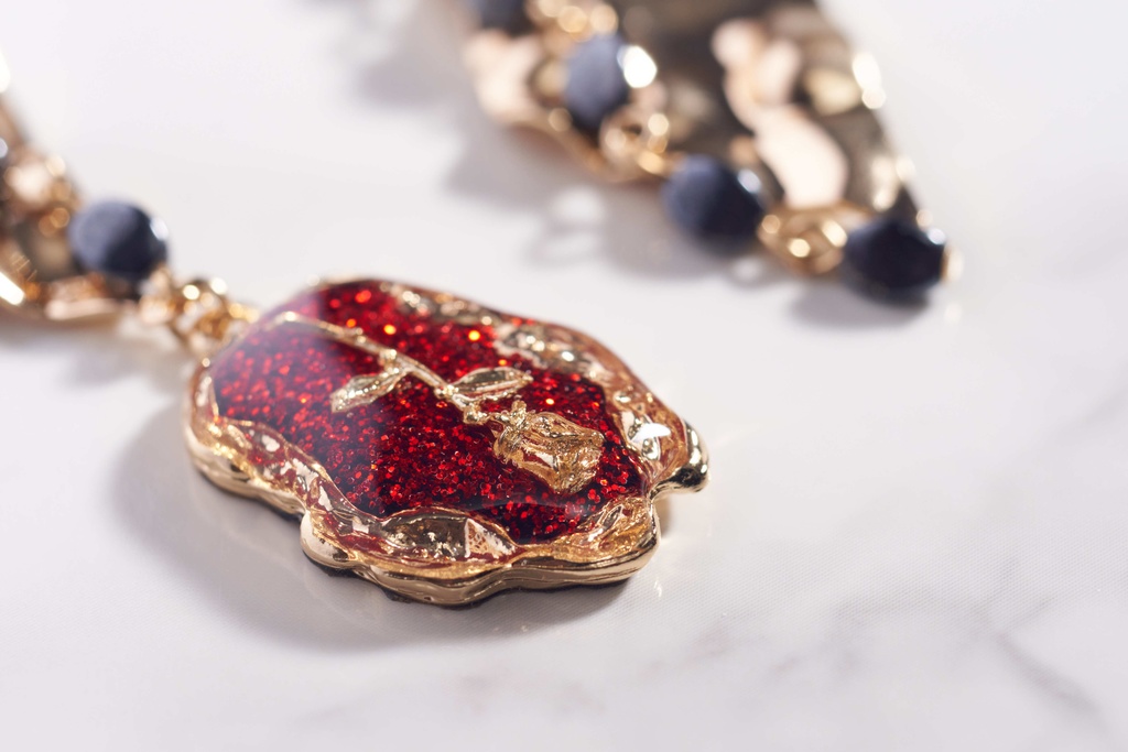 【刀剣】加州清光イメージイヤリング【ピアス交換可】