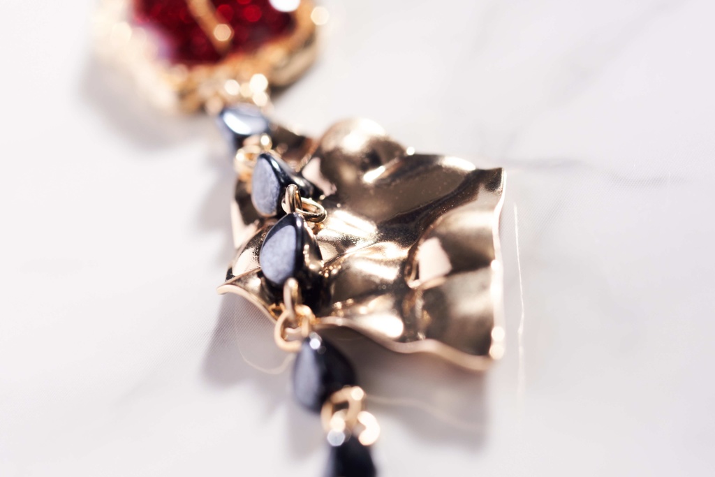 【刀剣】加州清光イメージイヤリング【ピアス交換可】