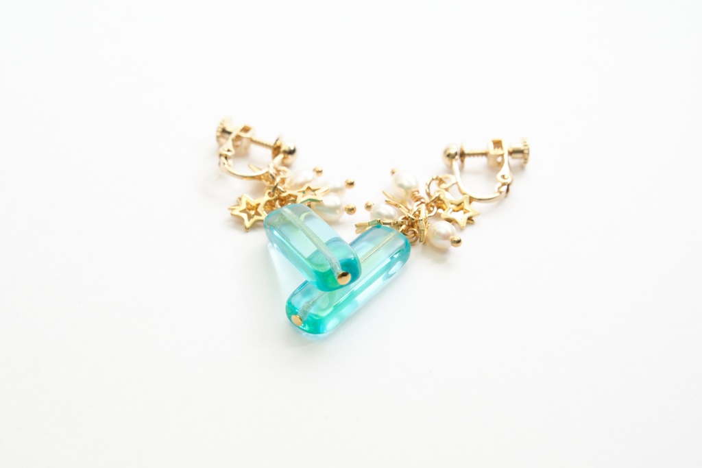 【あんスタ】深海 奏汰イメージイヤリング【ピアス交換可】